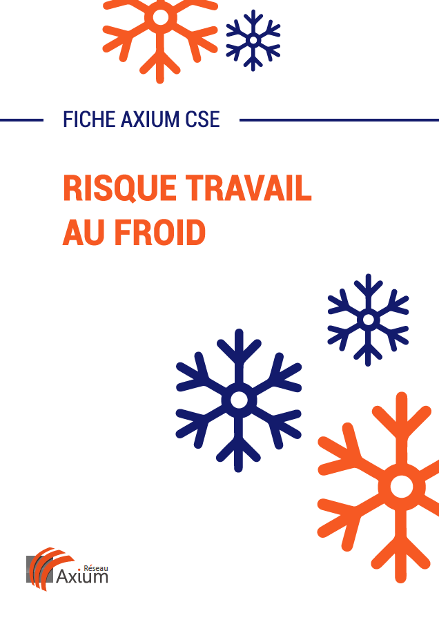 Travail au froid mockup